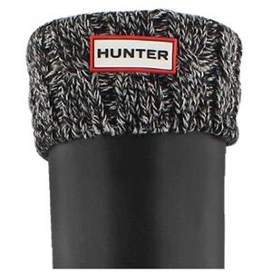 Hunter Black and Grey Boot Socks